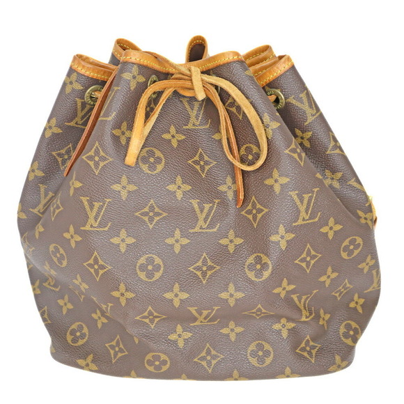 Louis Vuitton Handbags - Louis Vuitton Monogram Bag Shoulder Canvas Petit Noe Brown